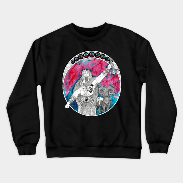 Thor Crewneck Sweatshirt by VarvargArtwork